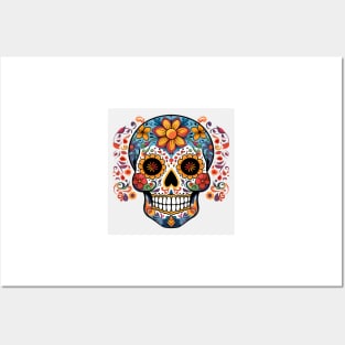 Day of the Dead Sugar Skull 9 Posters and Art